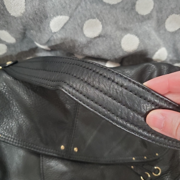 Elegant Black Leather Hayden Harnett Women's Bag - Picture 5 of 9